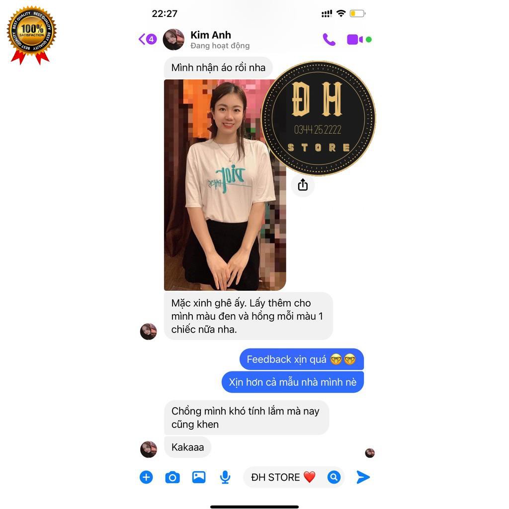 Áo Phông Áo Thun Nam Nữ Thêu Chữ, Fom Rộng Giấu Quần Hàng Quảng Châu Cao Cấp . | BigBuy360 - bigbuy360.vn