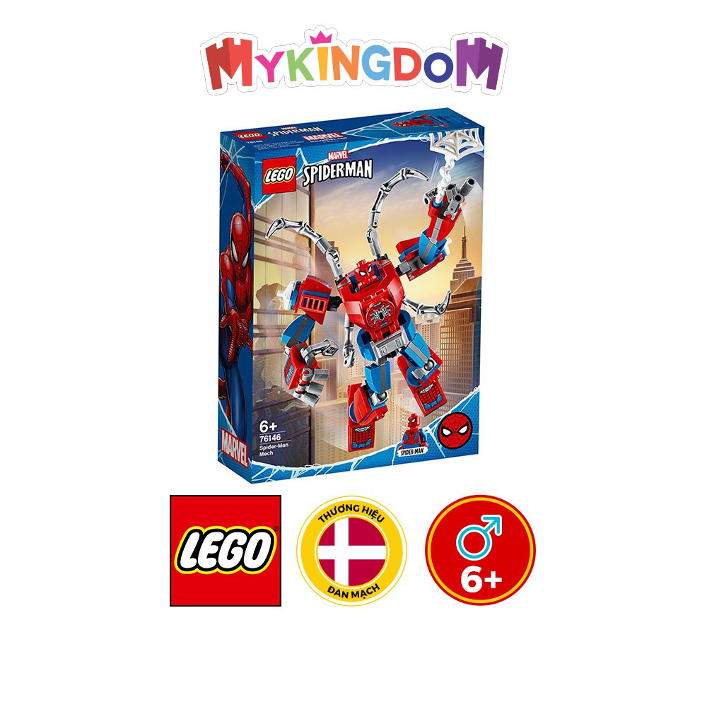 Đồ chơi lắp ráp LEGO SUPERHEROES Chiến Giáp Người Nhện 76146