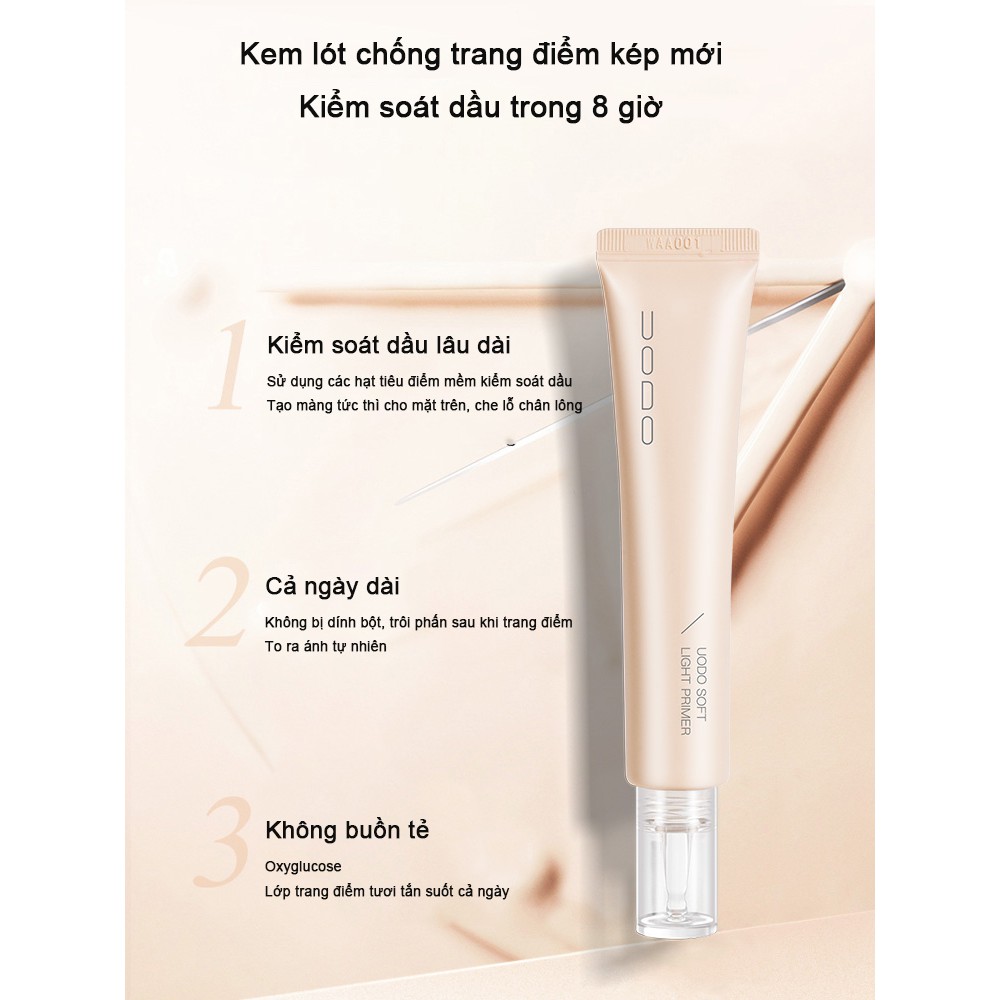 (Hàng Mới Về) UODO Kem Lót Dưỡng Ẩm Kiểm Soát Dầu Che Lỗ Chân Lông Cho Nữ 30ml | BigBuy360 - bigbuy360.vn