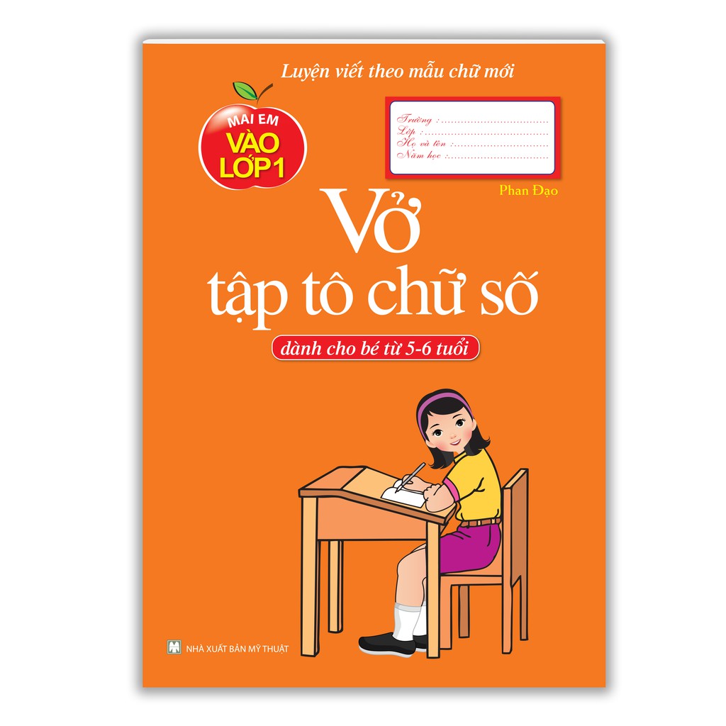 Sách - Vở tập tô chữ số (dành cho bé từ 5 - 6 tuổi)