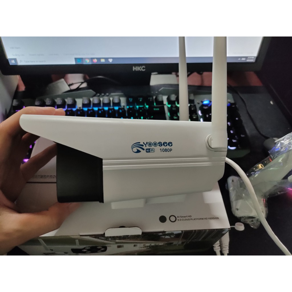 Camera Yoosee Ngoài Trời 2.0 - Chống bụi chống nước, Siêu nét góc rộng | BigBuy360 - bigbuy360.vn