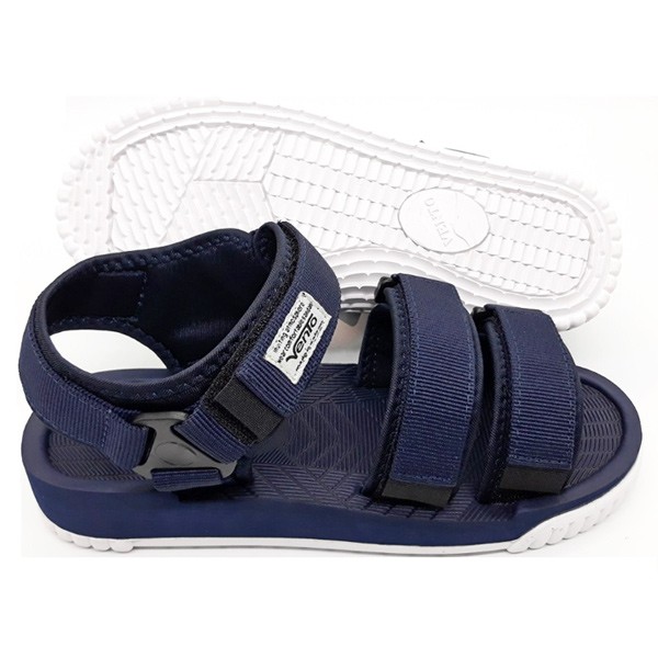 Giày Sandal Vento 2 Quai Ngang 9801 Xám