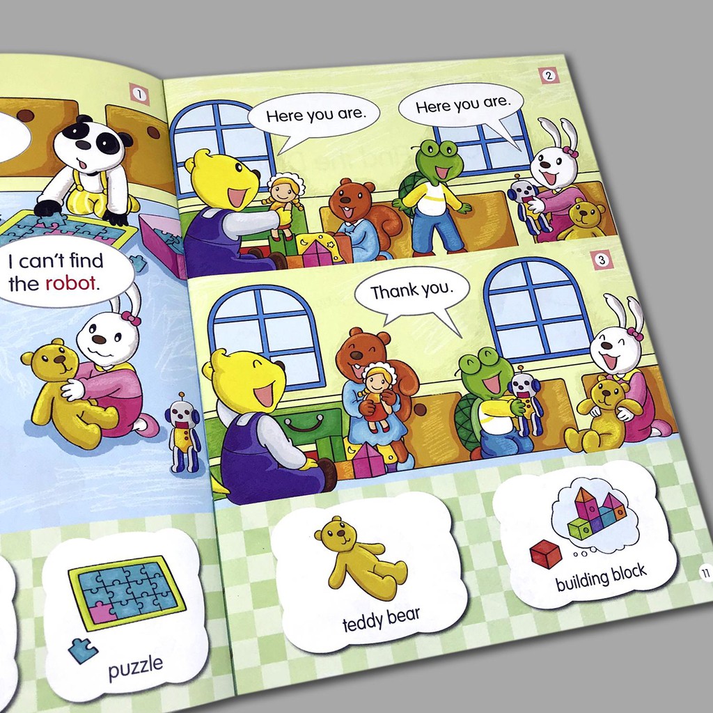 Sách - Tiếng Anh Cho Trẻ Em - Happy World - 3 (Bộ 2 quyển, 1 sổ tay, 1 đĩa DVD) ( 2 phần, lẻ tùy chọn) | BigBuy360 - bigbuy360.vn