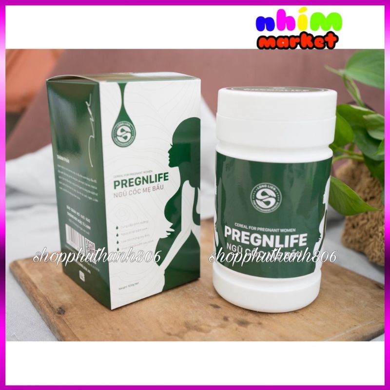 Ngũ Cốc Bà Bầu Pregnlife Cao Cấp Siêu Dinh Dưỡng - Ngũ cốc bầu Long Liên cho mẹ bầu