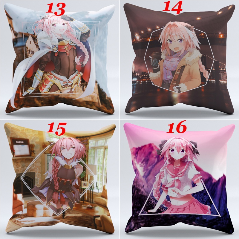 Vỏ Gối Polyester Một Mặt In Hình Astolfo Trang Trí Nhà Cửa/Xe Hơi