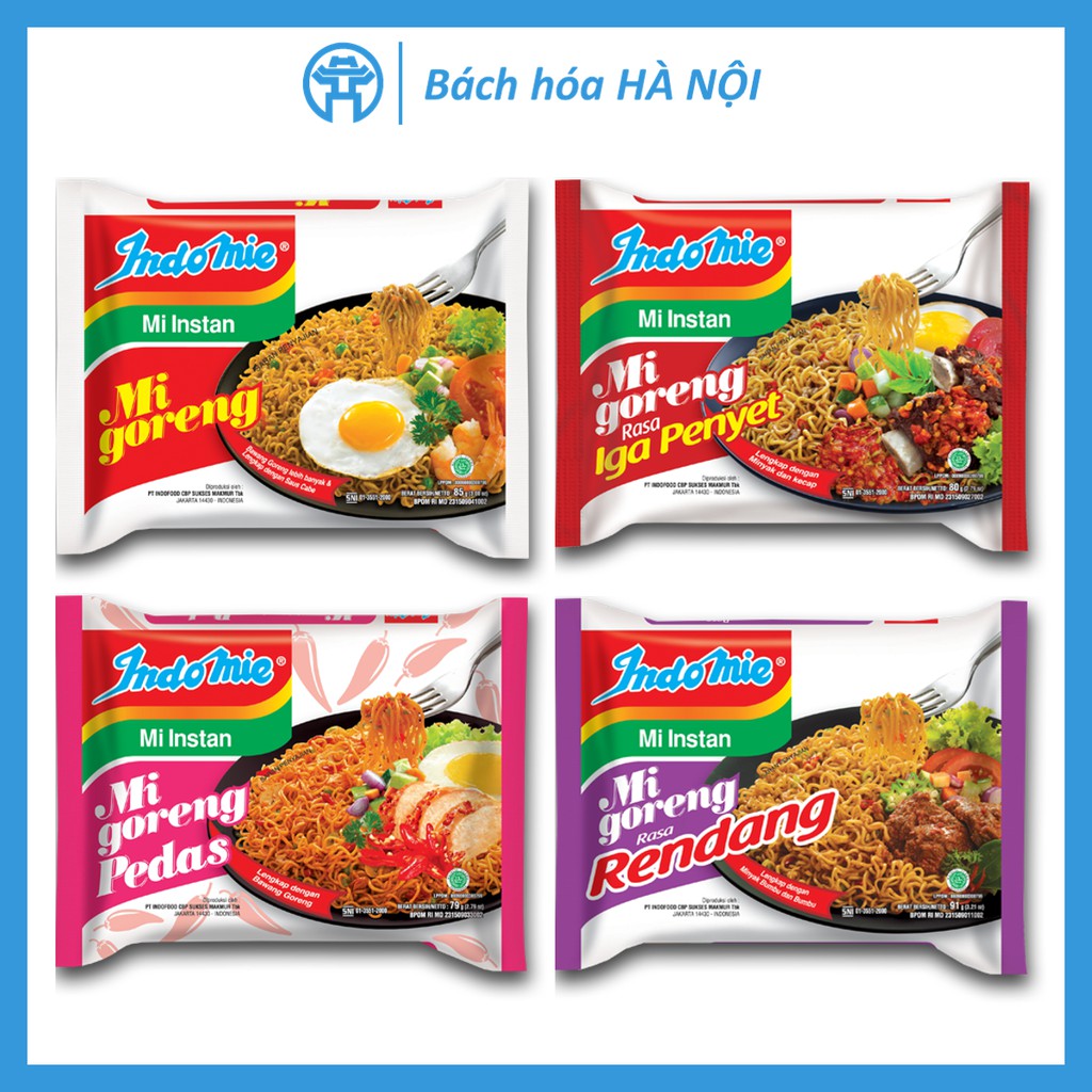 [Mã GROXUAN1 giảm 8% đơn 150K] Mì xào khô / Mì Trộn Indomie Mi Goreng Ngon số 1 Thế Giới (Đủ Vị) | BigBuy360 - bigbuy360.vn