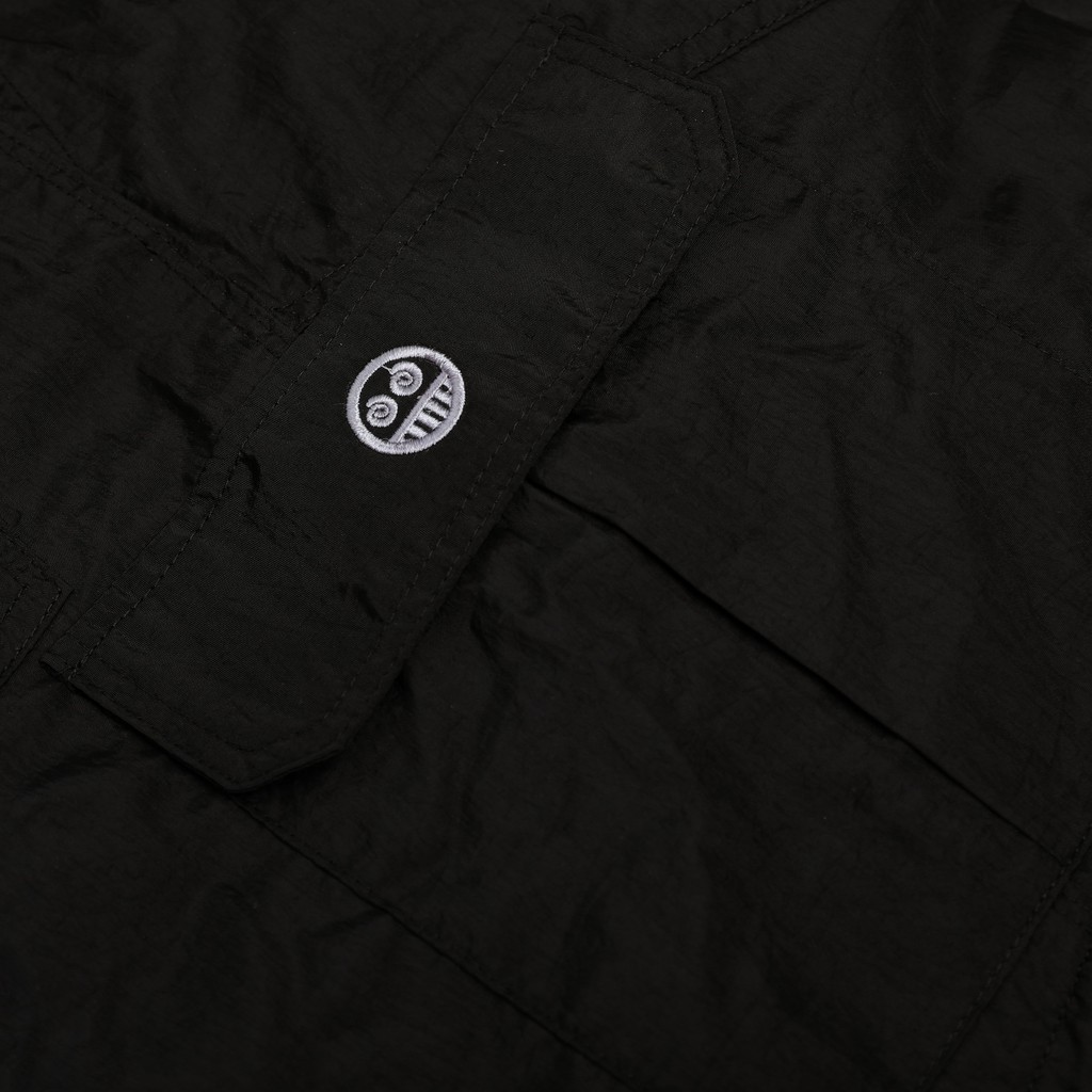 Quần Short Nam Nữ LOGO BLACK NYLON SHORT The ORBIT