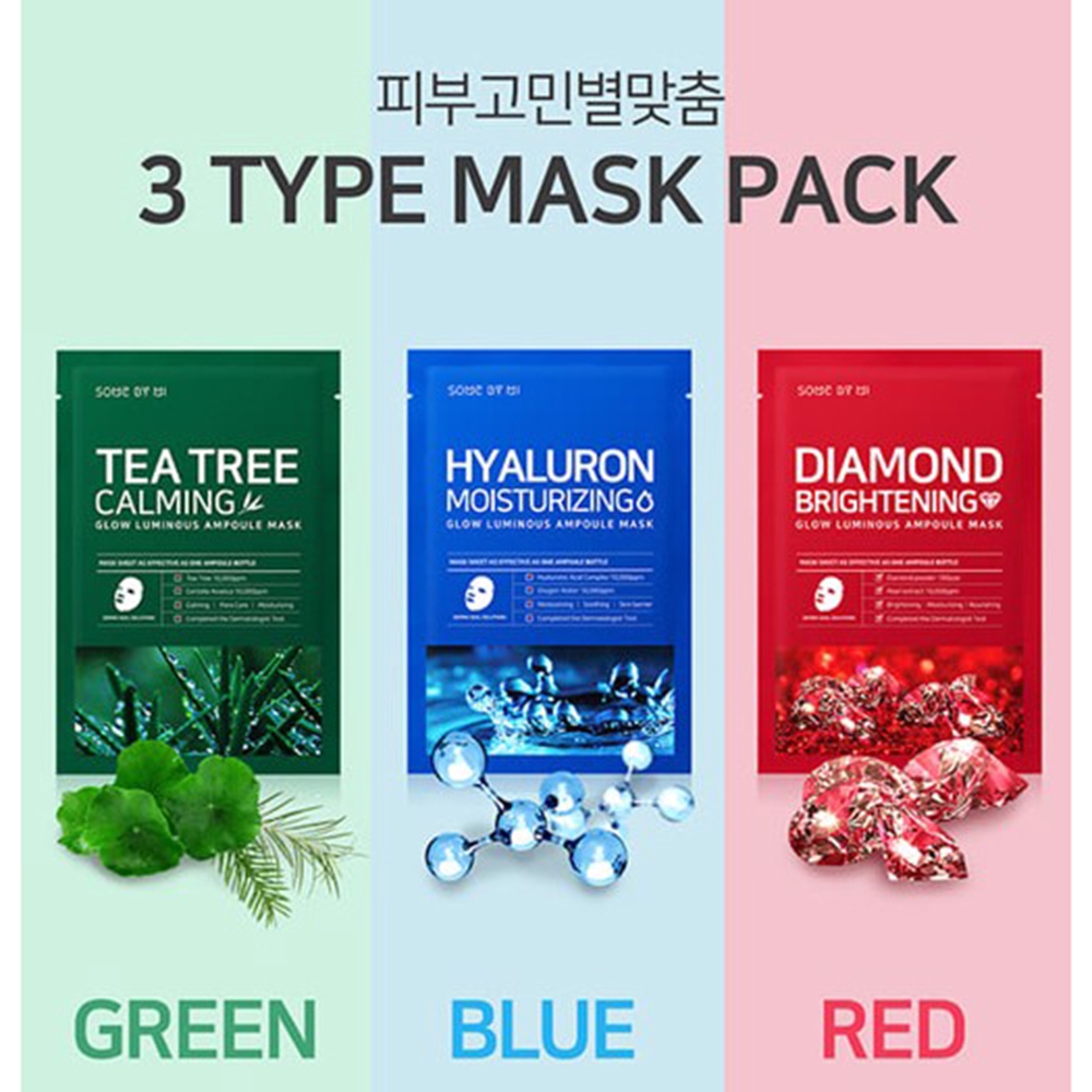 Mặt na dưỡng da some by mi glow luminous ampoule mask 25gr skin hub | BigBuy360 - bigbuy360.vn