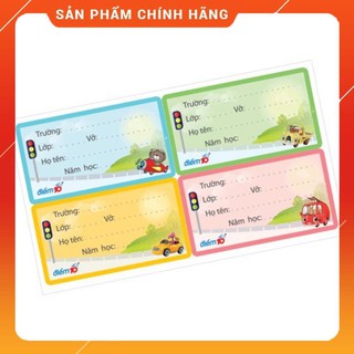 [Chính Hãng] Nhãn vở Điểm 10 TP-NBL02 4 xấp (4 cái/xấp)