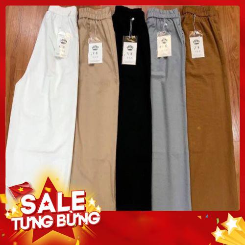 {HÀNG CHUẨN ĐẸP}_ Quần ống rộng vải đũi cao cấp_Quần sớ culottes dáng lỡ - Hàng nhập khẩu