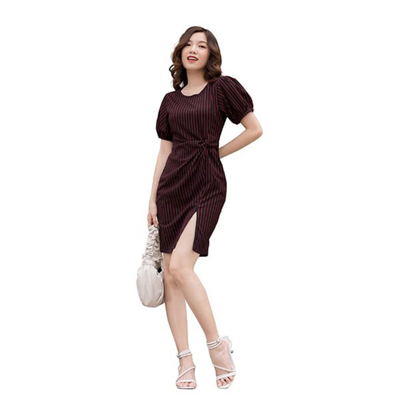 Đầm thun Cát Hàn dáng suông ôm body size 42-53kg - H&N Style