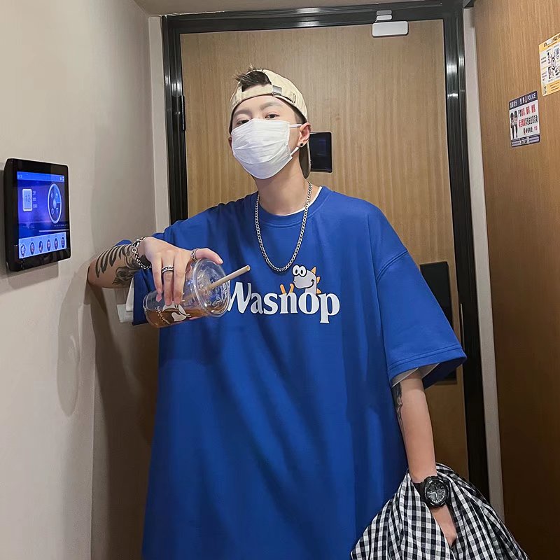 Áo Thun Tay Ngắn Dáng Rộng In Chữ Cỡ Lớn Thoải Mái Thời Trang Mùa Hè Cho Nam Và Nữ Size M-5XL