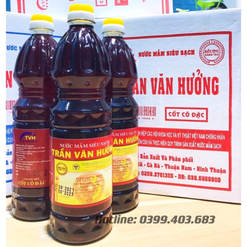 Nước mắm Trần Văn Hưởng cốt cô đặc 45N (950ml/chai)
