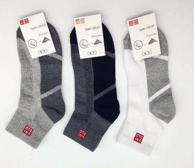 Tất Uniqlo các loại hài, cổ thấp, cổ cao