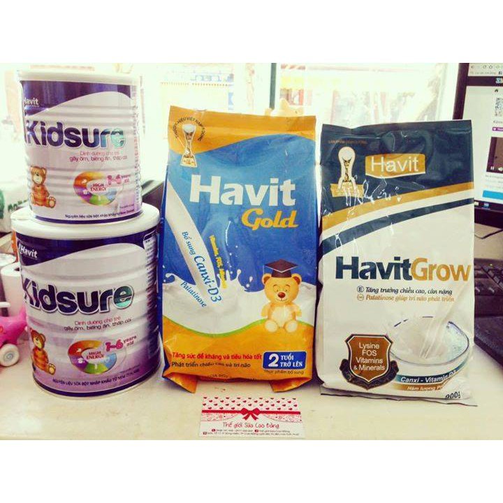 Sữa Havit tăng cân cho bé 400g - 1kg (Dinh dưỡng cho trường học)