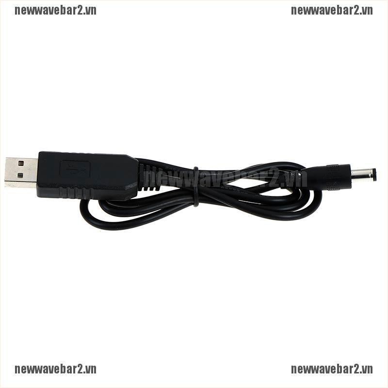 Cáp Chuyển Đổi USB DC 5V Sang DC 12V 2.1x5.5mm