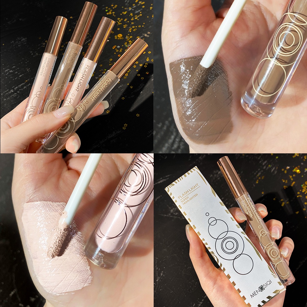 GECOMO Highlight Shadow Pen Làm sáng màu da Đường viền mờ tự nhiên | BigBuy360 - bigbuy360.vn