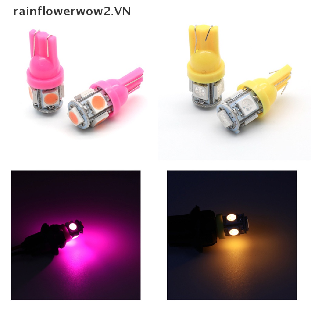 Bộ 10 Bóng Đèn Led T10 W5W 5050 SMD Chuyên Dụng Cho Xe Hơi