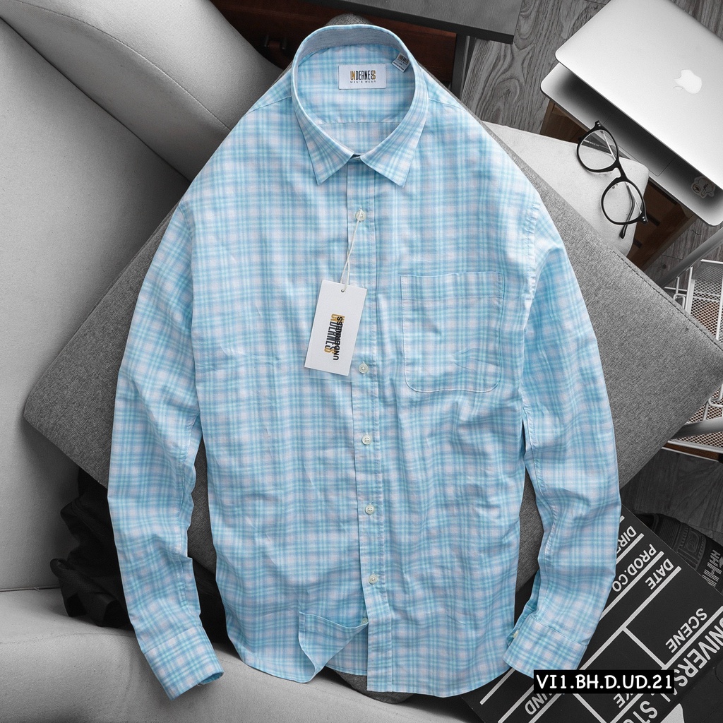 Áo sơmi nam dài tay kẻ cao cấp DICYDE VI1.BH.D.UD.21 trẻ trung