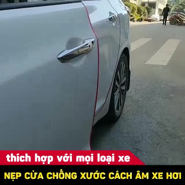 Nẹp Viền Cửa Xe Hơi Chống Va Chạm Chữ U Lõi Thép