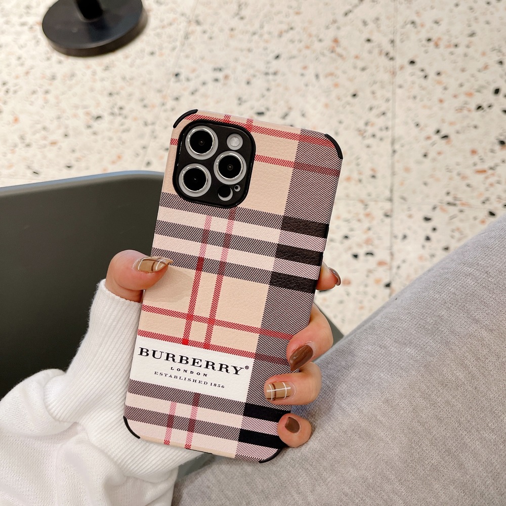 Ốp Điện Thoại In Logo Burberry Sang Trọng Cho iPhone 12pro Max SE2 11 pro Max X XS XR XSMAX 7 8 Plus