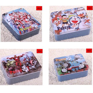 Puzzle Xếp Hình 100 Miếng Hộp Sắt - Chọn Hình