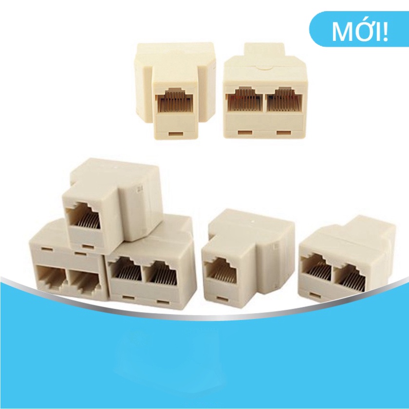 Đầu chia dây cáp mạng Internet / LAN 1 ra 2 chuẩn RJ45