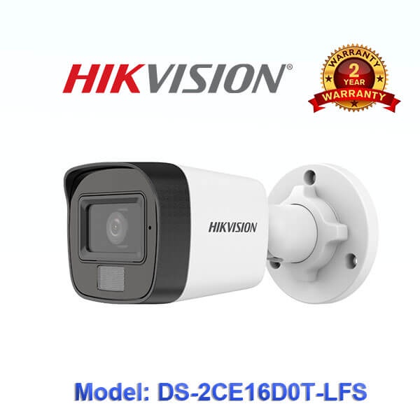 Camera Hikvision DS-2CE 16D0T-LFS, 2.0MP, có tích hợp micro, bảo hành 24 tháng