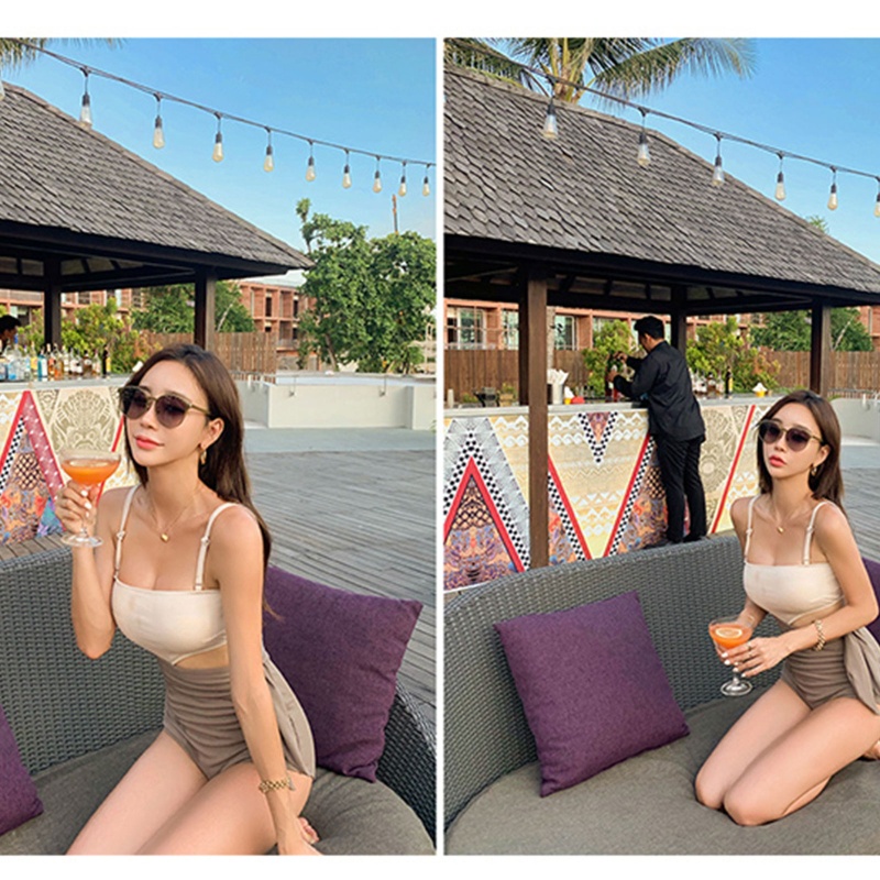 Bộ Đồ Bơi Một Mảnh Ôm Dáng Màu Sắc Thời Trang Cho Nữ