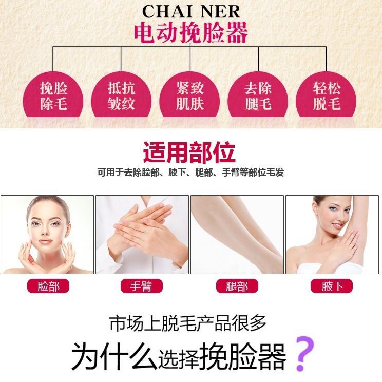 (Hàng Mới Về) Dụng Cụ Tẩy Lông Chạy Điện Hình Cây Dù Cho Nam Nữ