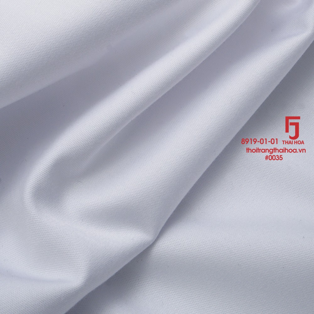 Áo sơ mi nữ công sở trắng đẹp dài tay kiểu bigsize vải sợi tre Thái Hoà 8919-01-01 | BigBuy360 - bigbuy360.vn