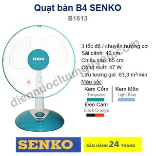 Quạt bàn SENKO B1613/b813
