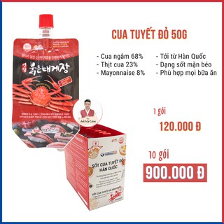 Cua tuyết đỏ Yeongdeok dạng sốt 50g