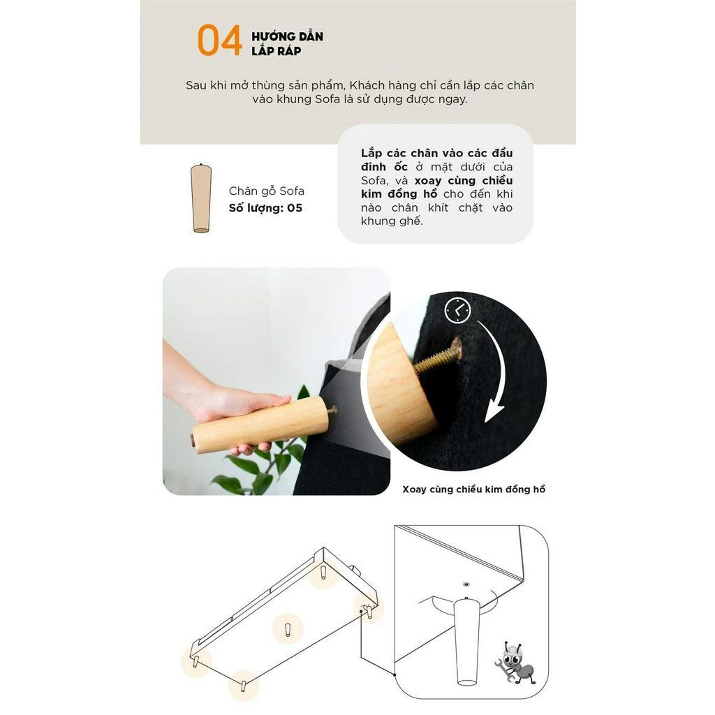 SOFA LUXURY với 3 chức năng ngã gập tiện lợi cho không gian phòng khách thương hiệu Mw Furniture