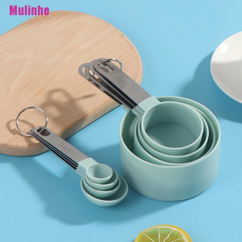 Set 8 Muỗng Đo Lường Nấu Ăn Làm Bánh Cho Nhà Bếp