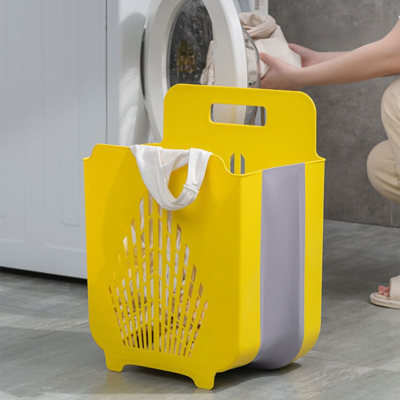 Giỏ Đựng Đồ Giặt Gắn Tường Có Thể Gấp Gọn Tiện Dụng