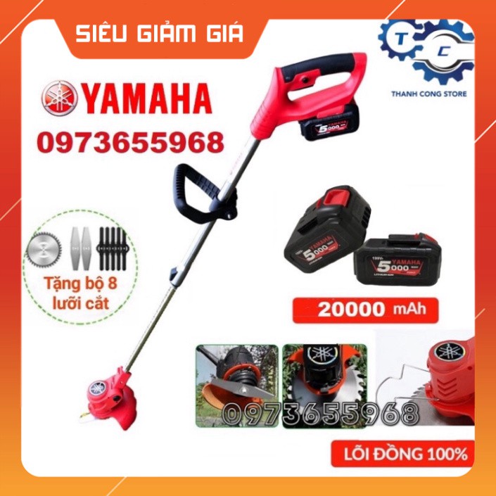 máy cắt cỏ [máy cắt cỏ mini] MÁY CẮT CỎ PIN - SIÊU KHỎE , BỀN BỈ pin cực khủng [TẶNG BỘ 8 LƯ