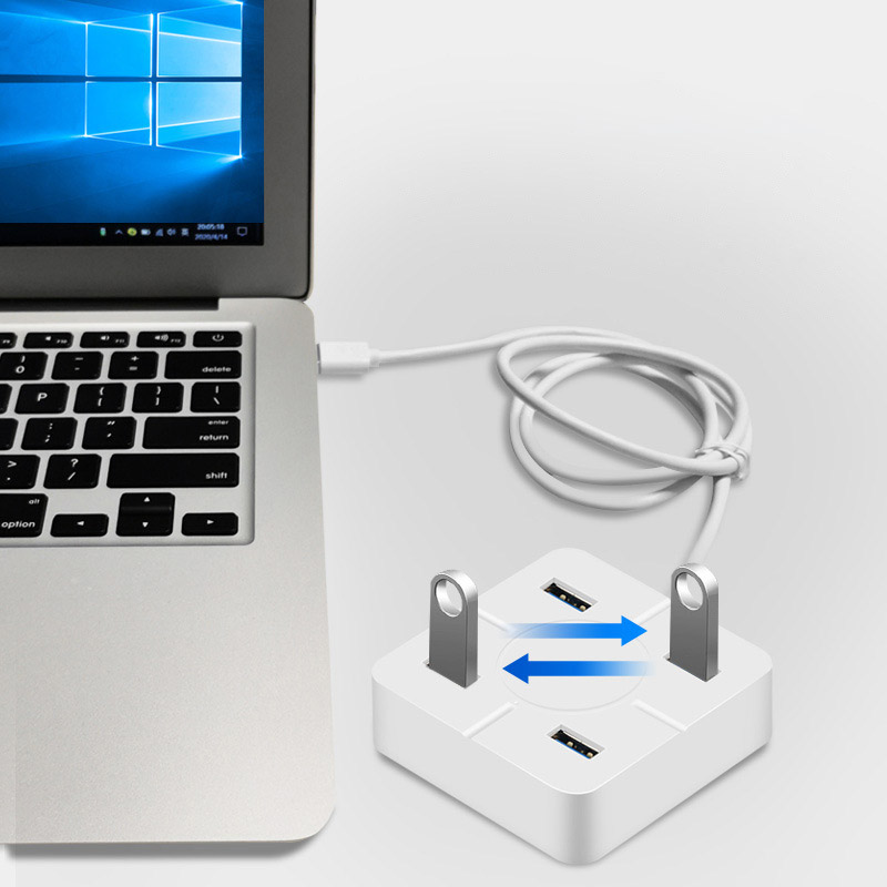 Hub Chia 4 Cổng Usb 3.0 2 Màu 100% Chất Lượng Cao