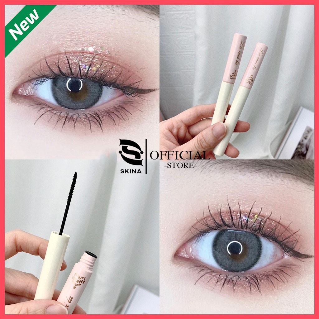 Mascara siêu mảnh Lameila chuốt mi dài mịn hàng nội địa Trung vỏ hồng | BigBuy360 - bigbuy360.vn
