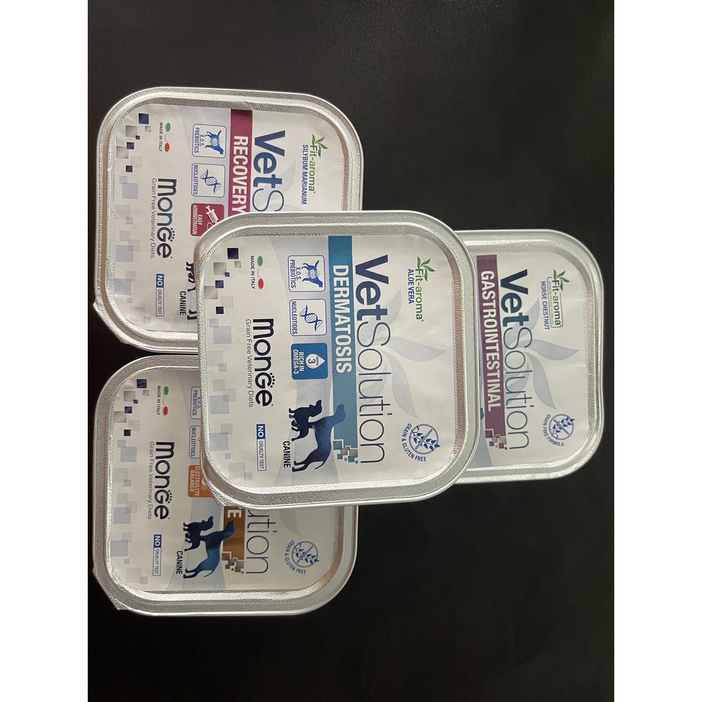Pate Monge 100g/150g💥 FREESHIP 💥 Thức Ăn Cho Chó và mèo Pate Monge Vet Solution 100g/150g