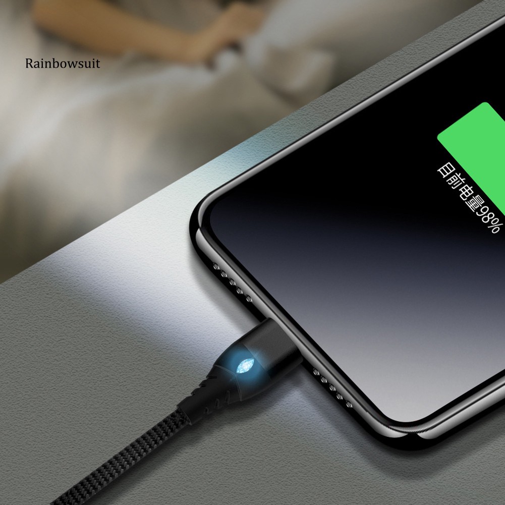 Dây Cáp Sạc Nhanh Qc 3.0 Micro Usb Type-C 8pin Cho Android Iphone