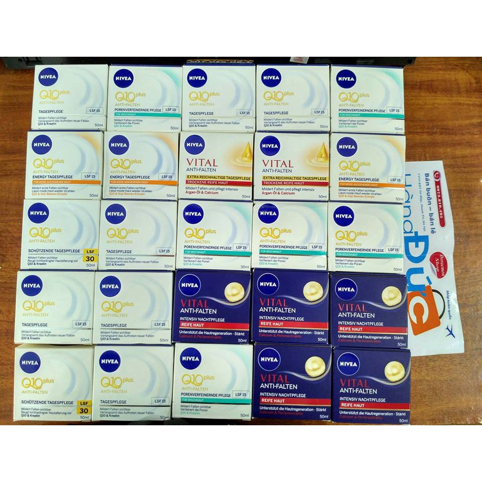 Nivea Q10 plus Đức ban ngày 50ml