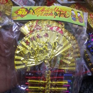 Đồ treo tết hình dây pháo - 5 dây