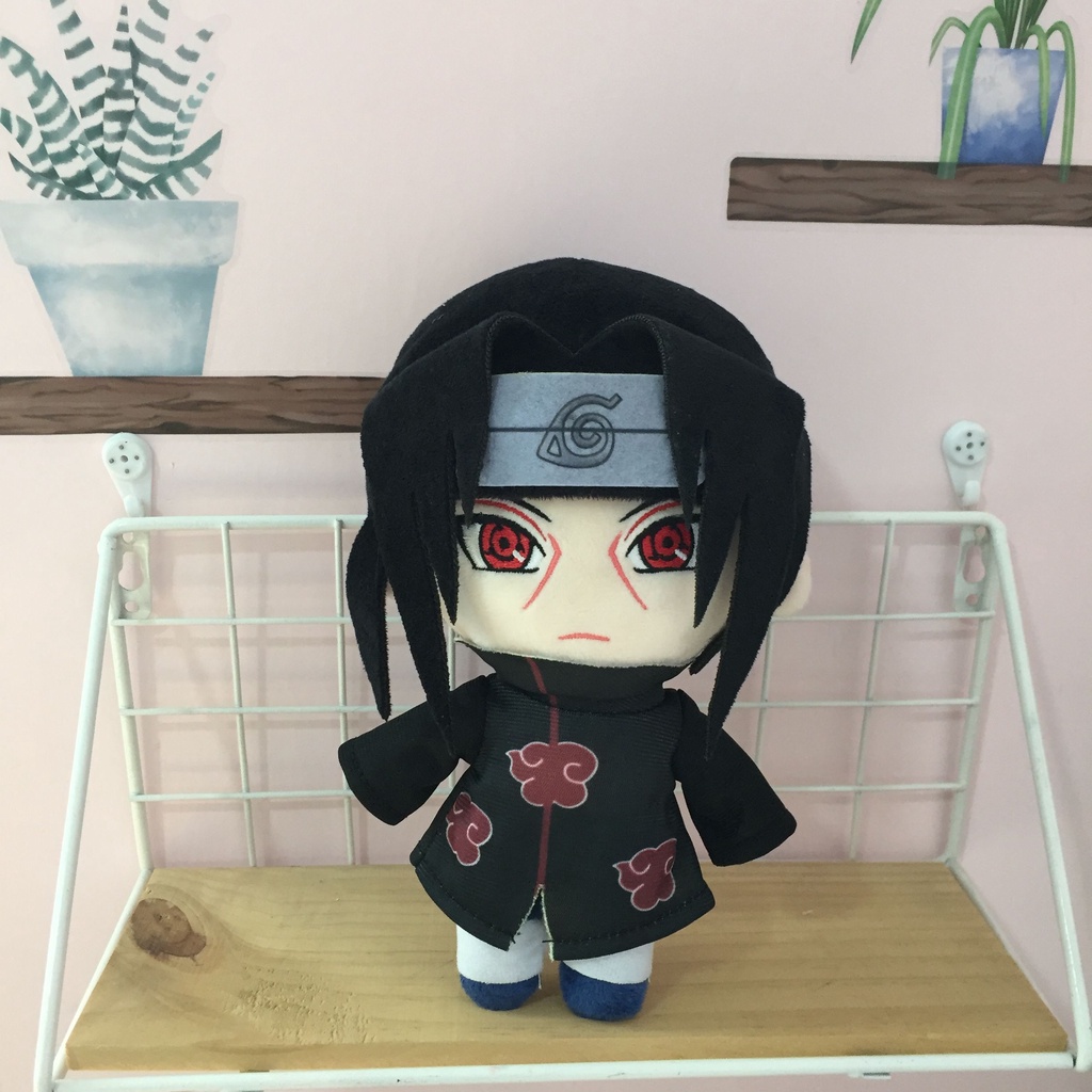Búp bê nhồi bông hình nhân vật anime Naruto Uzumaki Hatake Kakashi Uchiha Itachi