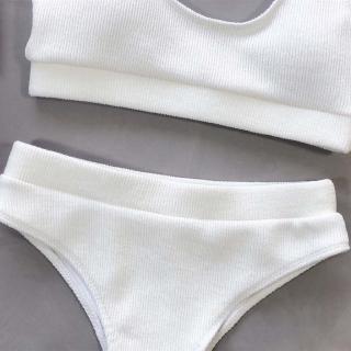 Bikini Màu Trơn Có Đệm Mút Gợi Cảm