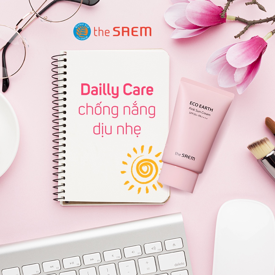 Kem Chống Nắng THE SAEM Eco Earth Sun Cream 50ml