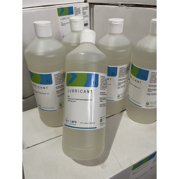 Gel bôi trơn Lube Gel dùng trong thú y, bôi trơn phối tinh heo loại chai 250ml-1 Lít