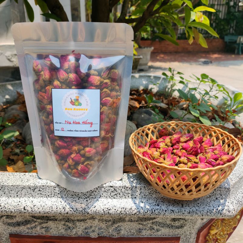 Hoa Đậu Biếc/ Nụ Hoa Hồng/ Hoa Lài (Nhài) Sấy Khô Nguyên Chất