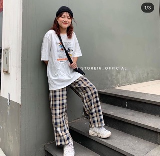 QUẦN ỐNG RỘNG CA RO