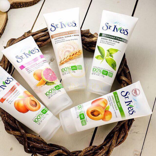 Sữa rửa mặt tẩy tế bào chết St Ives 170g